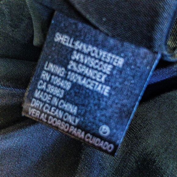 NWT Antonio Melani Charcoal Beaded V Sheath Dress Sz 6 - Picture 8 of 12